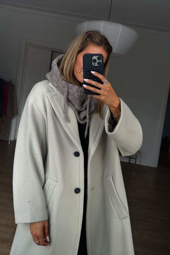 Nuthall Wool coat, Beige